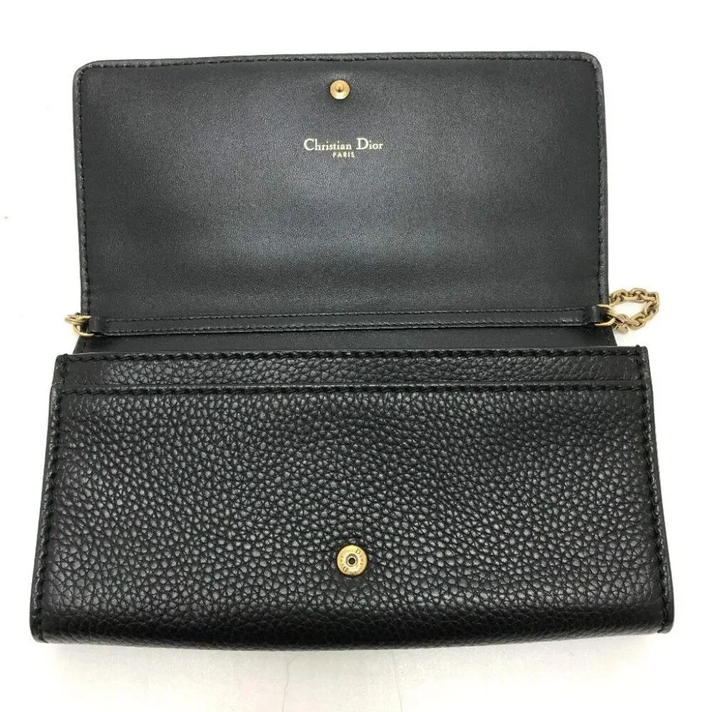 Dior Logo/Crossbody JADIOR bag chain wallet Shoulder Bag Black/GoldHardware
